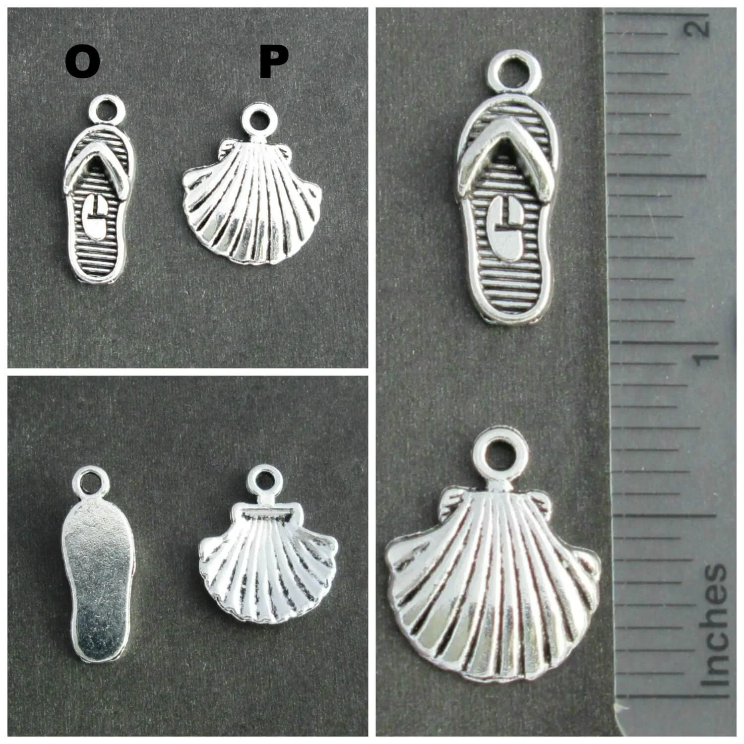 Ocean Charm Add-Ons: Sea & Beach-Themed Small Pendant Charms